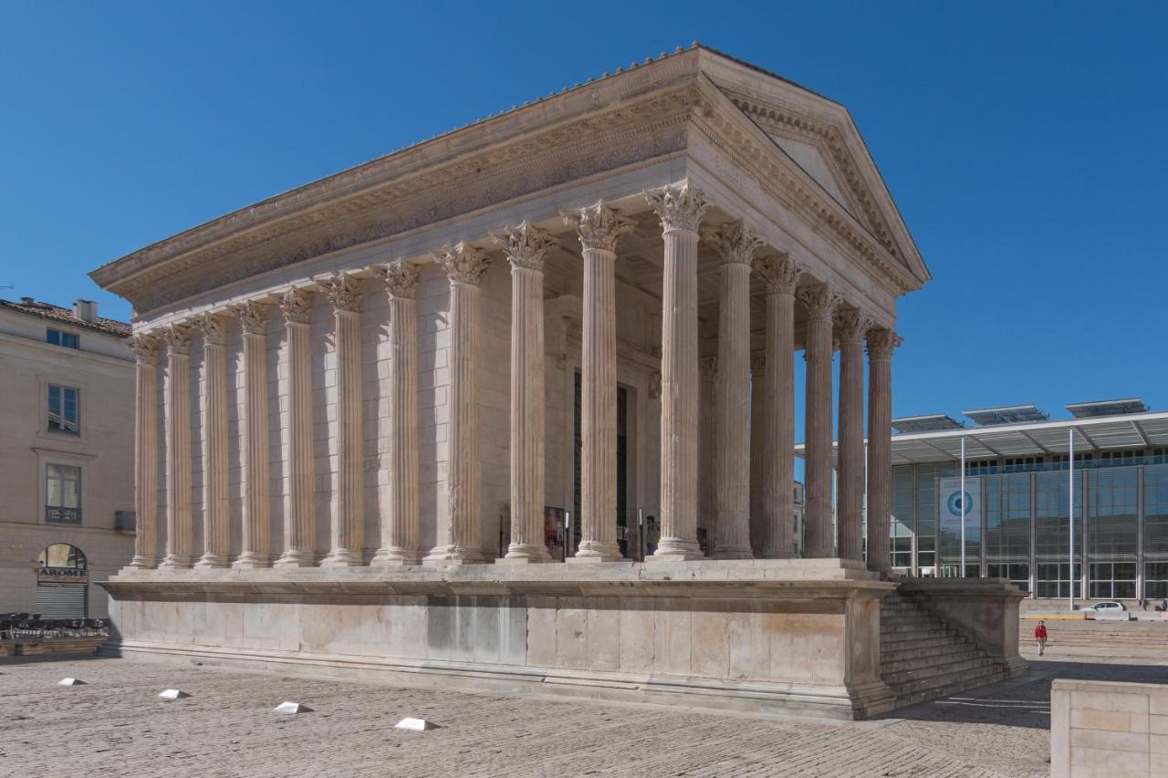 "Le Paisible" Clim Et Jardin En Centre Ville Nîmes Exterior foto